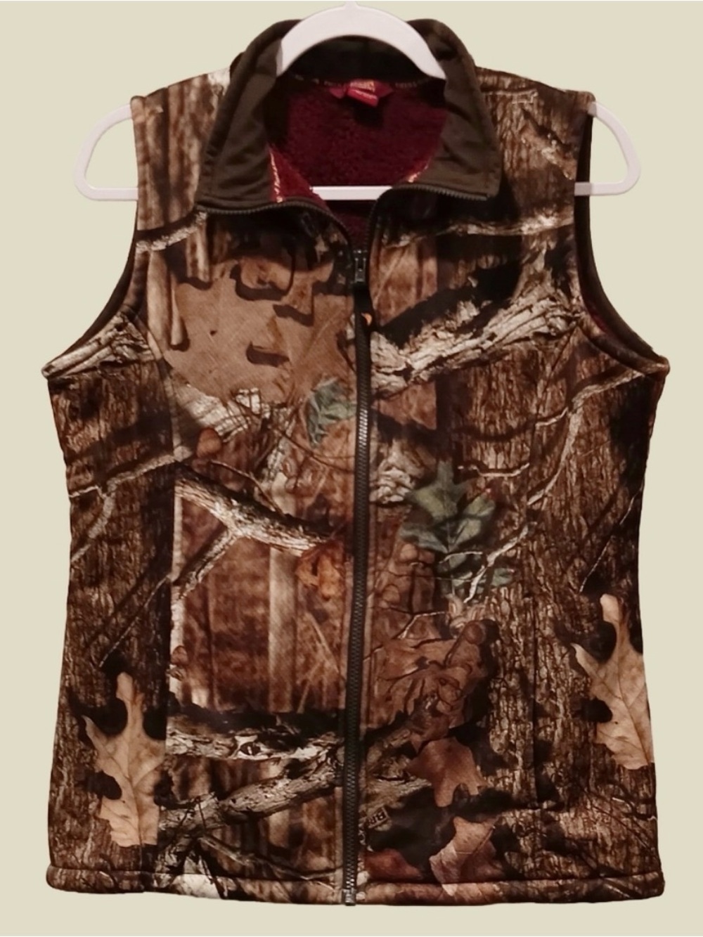 Field & Stream Women’s Fleece-Lined Camo Vest | Size Large